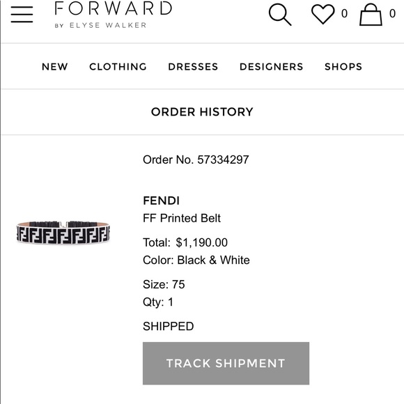 Fendi women’s Velvet FF Motif Waist Belt - sz75/30 - Picture 12 of 14